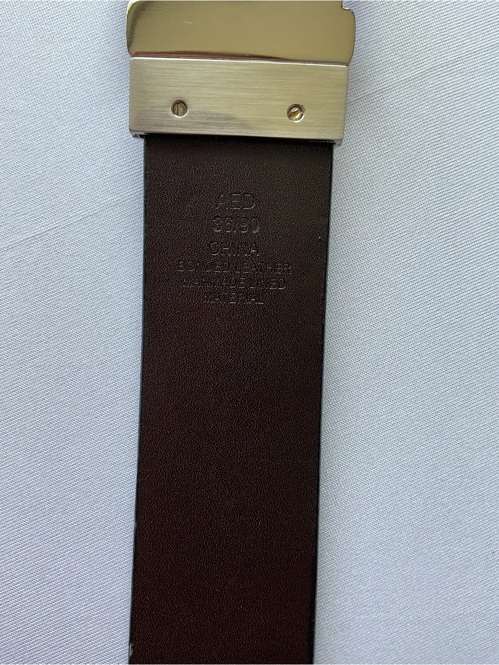 Kenneth Cole Reaction Black/Dark Brown Reversible Leather Belt